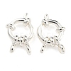 304 Stainless Steel Spring Ring Clasps STAS-G190-17S-C-1