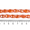 Transparent Electroplate Glass Beads Strands EGLA-N013-T10mm-B09-4
