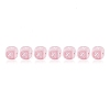 20Pcs Pink Cube Letter Silicone Beads 12x12x12mm Square Dice Alphabet Beads with 2mm Hole Spacer Loose Letter Beads for Bracelet Necklace Jewelry Making JX435X-1