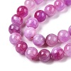 Dyed Natural White Jade Beads Strands G-T138-10mm-210-12-3