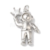 Rack Plating Brass Micro Pave Clear Cubic Zirconia Pendants LS-KK-B092-40P-1