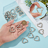 20Pcs Alloy Spring Gate Rings FIND-ME0002-82P-3