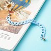 Opaque Acrylic Curb Chain Phone Case Chain HJEW-JM00512-05-2