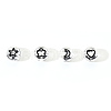 Transparent Acrylic Beads TACR-YW0001-12B-3