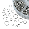 1 Box Iron Open Jump Rings Set IFIN-YW0001-44P-2