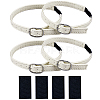 2 Pairs 2 Colors Leather Shoelace Bands FIND-CP0002-69-1