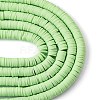 Handmade Polymer Clay Beads Strands CLAY-R089-8mm-Q080-5