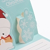 Christmas Pop Up Greeting Cards and Envelope Set DIY-G028-D05-4