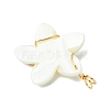 Natural Carved Freshwater Shell Pendants PALLOY-JF03390-4