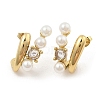 PVD Vacuum Plating Golden 304 Stainless Steel Stud Earrings for Women EJEW-C120-16G-02-1