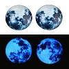 Fluorescent Glass Cabochons GGLA-T004-12B-5