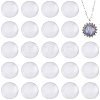80Pcs Transparent Glass Cabochons GGLA-BBC0001-05-1