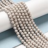 Cubic Zirconia Imitation Pearl Bead Strands ZIRC-P109-03C-01-2