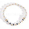 Minimalist ABS Imitatiom Pearl Round Beads Stretch Bracelets for Women EC7988-9-1