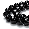 Natural Black Onyx Beads Strands G-Z024-02A-2