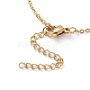 304 Stainless Steel Chain Necklaces NJEW-G335-18G-4