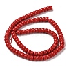 Dyed Synthetic Coral Beads Strands CORA-P010-05B-2