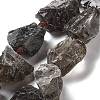 Raw Rough Natural Smoky Quartz Beads Strands G-J388-A08-01-1