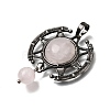 Natural Rose Quartz Pendants GG-CBA7610-03AS-06-2