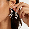 Alloy Stud Earrings for Women WG83CDE-02-1