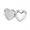 Tarnish Resistant 316 Stainless Steel Locket Pendants A-STAS-K192-09P-3