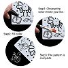 PET Plastic Drawing Painting Stencils Templates DIY-WH0244-086-4