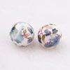 Spray Painted Resin Beads GLAA-F049-A13-2