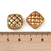 304 Stainless Steel Enamel Waffle Beads STAS-Z140-18G-3