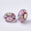 Handmade Lampwork European Beads LAMP-S193-004E-2