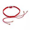 Adjustable Nylon Thread Braided Bead Bracelets BJEW-JB05293-3
