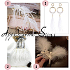 2M Fashion Ostrich Feather Trimming DIY-GF0009-45A-02-7