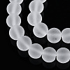 Transparent Glass Beads Strands GLAA-T032-T6mm-MD13-2