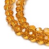 Transparent Glass Beads Strands EGLA-A035-T4mm-D04-4