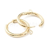 201 Stainless Steel Huggie Hoop Earring Findings STAS-P283-01K-G-2