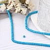 Synthetic Turquoise Beads Strands X-TURQ-G110-4x2mm-06-6