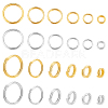 180Pcs 12 Styles Brass Split Rings FIND-PH0020-26-1