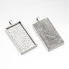 Alloy Pendant Cabochon Settings X-PALLOY-2418-AS-LF-5