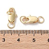 Rack Plating Brass Lobster Claw Clasps KK-F090-24LG-02-3