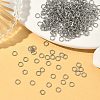 Tarnish Resistant 304 Stainless Steel Open Jump Rings STAS-M008-04B-6
