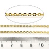 Rack Plating Brass Cable Chains CHC-M001-01G-01-3