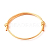 Braided Waxed Polyester Cord Bracelet Making Accessories AJEW-JB01077-2