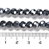 Electroplate Opaque Glass Beads Strands LS-EGLA-A035-P6mm-A18-4