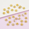 Brass Rhinestone Spacer Beads RSB028NF-02G-2
