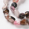 Dyed Natural Ocean White Jade Beads Strands G-P497-01C-41-4