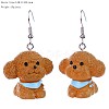 Iron & Resin Dangle Earrings for Women WG4B27B-01-1