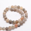 Dyed Frosted Natural Druzy Geode Agate Round Beads Strands X-G-E322A-14mm-01-2