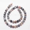 Natural Druzy Geode Agate Bead Strands G-K166-09-8mm-09-2
