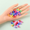 240Pcs 9 Colors Acrylic Beads MACR-YW0001-71-6