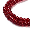 1 Strand Transparent Crackle Glass Round Beads Strands X-CCG-Q001-4mm-18-3