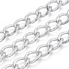 Aluminium Textured Curb Chains CHA-T001-45S-3